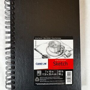 Canson Universal Sketch Pad 7x10 80 Sheets 65 lb Artist Series